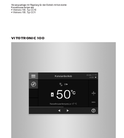 Die Datei Bedienungsanleitung-Vitotronic-100-Typ-CC1E.pdf herunterladen